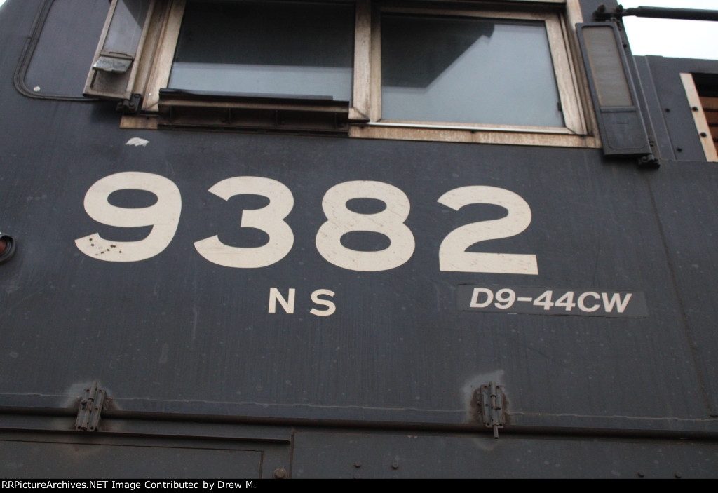 NS 9382 at NS Mobile Yard Office